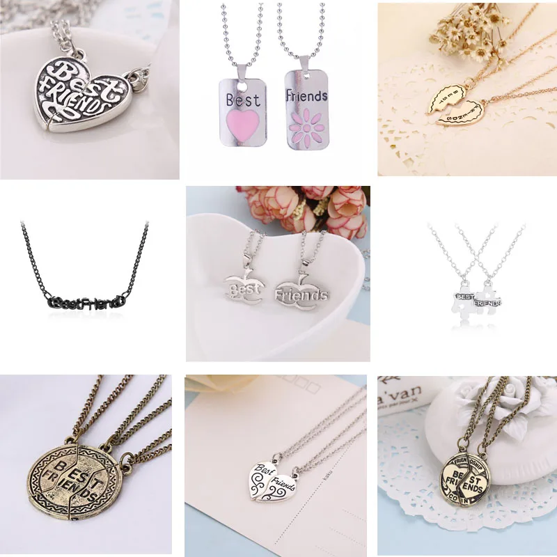 2019 модное ожерелье лучшие друзья подвеска bff сплав креативный подарок на день