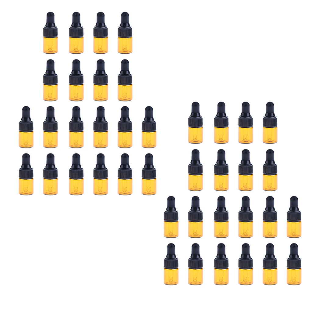 Для выведения токсинов 40 шт Высокое качество Мини заправка Стекло пустые флаконы