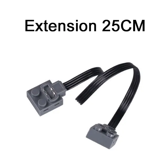 extension-25cm QunLong technic запчасти, совместимые с major brank многофункциональные силовые функции инструмент сервоблоки 20001 поезд мото r модели наборы зданий - Цвет: extension-25cm