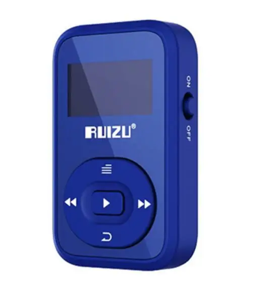 Оригинальный Мини Спортивный Bluetooth MP4 плеер RUIZU X26 с клипсой 8 ГБ FM рекордером