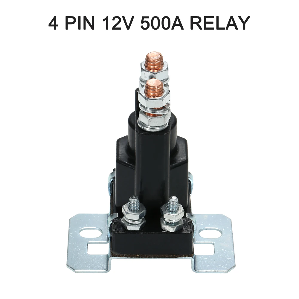 4 Pin 12V 500A реле двойной батареи изолятор Авто стартер ВКЛ/ВЫКЛ Выключатель питания