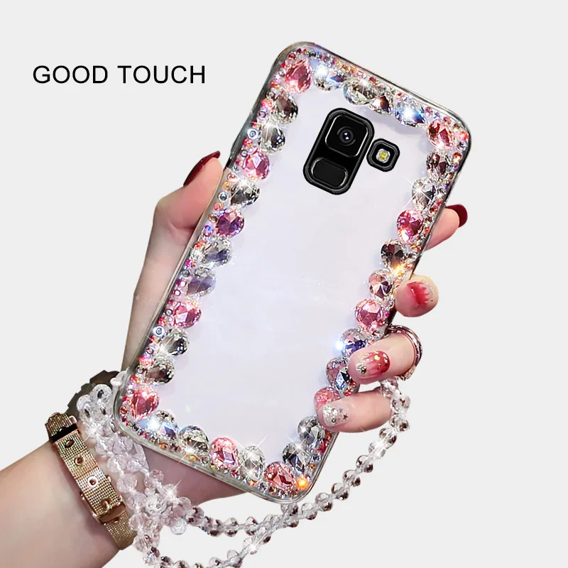 Suitable For Samsung Galaxy J6 2018 Mobile Phone Shell Flash Drill Scratch-resistant Simple Protective | Мобильные телефоны и