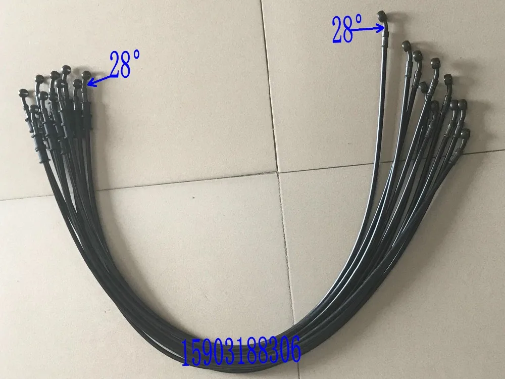 Цветной мотоциклетный шланг из нержавеющей стали 70 см|Тормозные шланги и