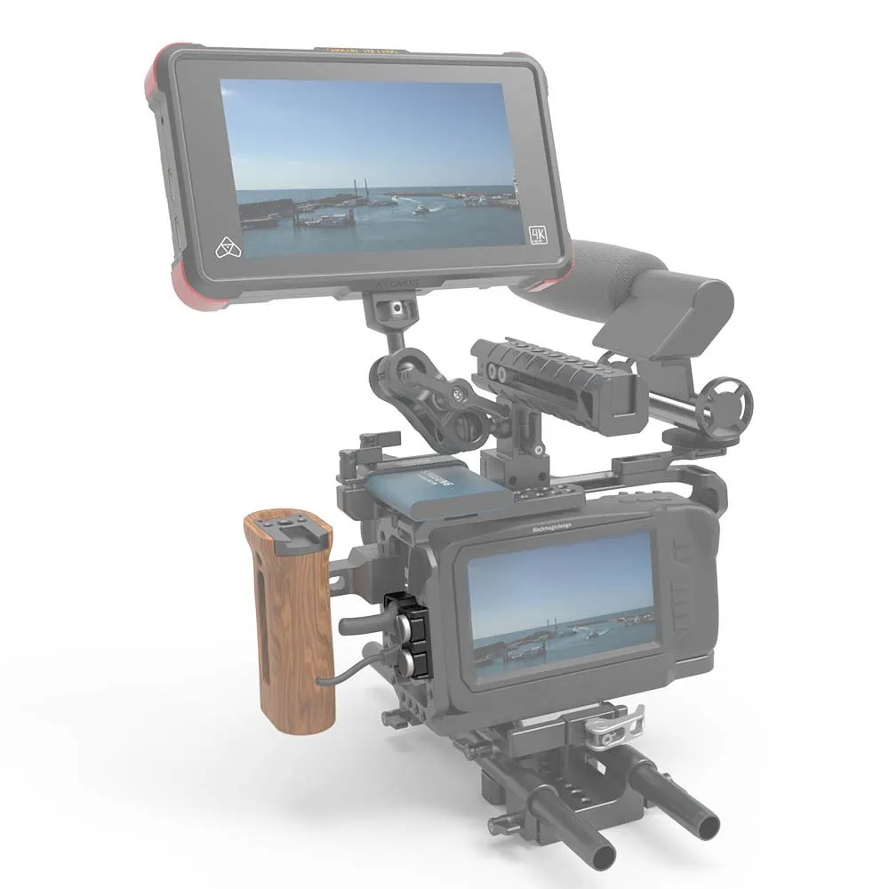 SmallRig для BMPCC 4K 6K Кабель HDMI USB-C кабельный зажим для Blackmagic Дизайн Карманный кинотеатр камера кабельный зажим Крепление-2246