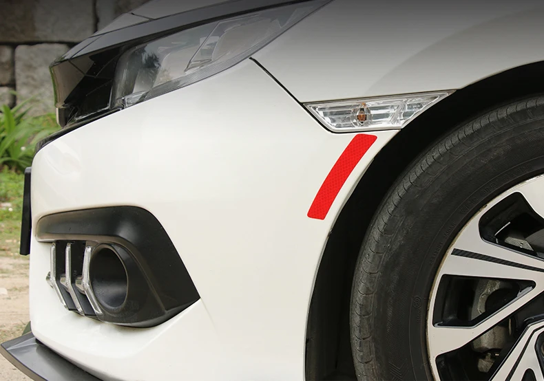 4 Шт Автомобильные отражающие наклейки безопасности предупреждающие