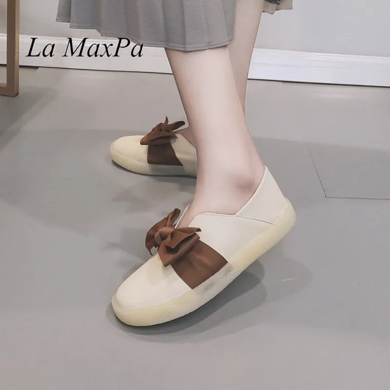 Женские оксфорды на плоской подошве в стиле ретро повседневные модельные туфли