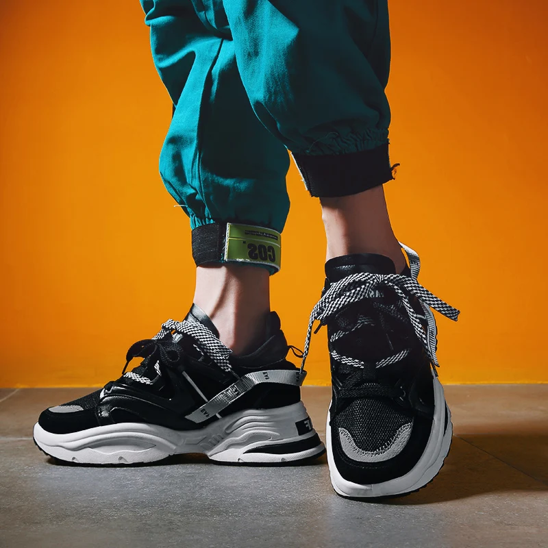 Мужские кроссовки для бега EAF или ABO дышащие на шнуровке активного отдыха