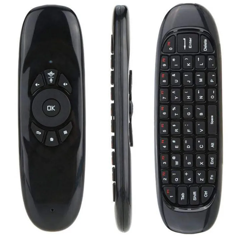 C120 2 4G гироскоп Air Mouse Мини Беспроводной клавиатура России на английском языке для