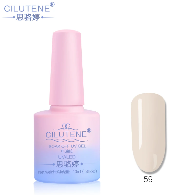59 10ml 108 Pure Colors Gel Varnish Nails Art Vernis UV LED Primer Semi Permanent LED Soak-Off Gel Lacquer Gel Nail Polish 31-60 - Цвет: 59