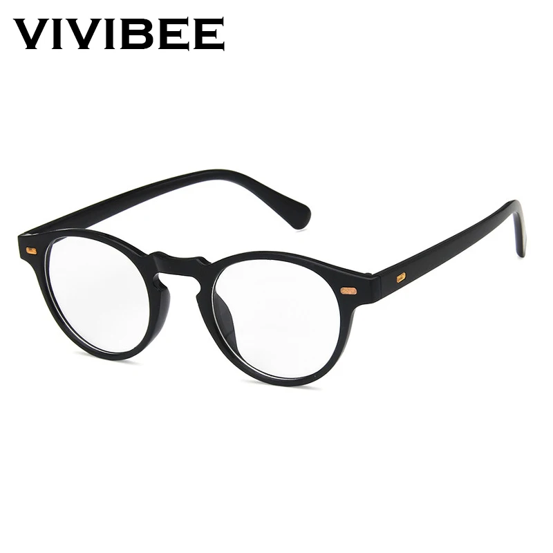 VIVIBEE Men Fashions 2022 Oval Small Sunglasses Clear Classic UV400 Sun Glasses Trends for 2019 Transparent Shades for Women