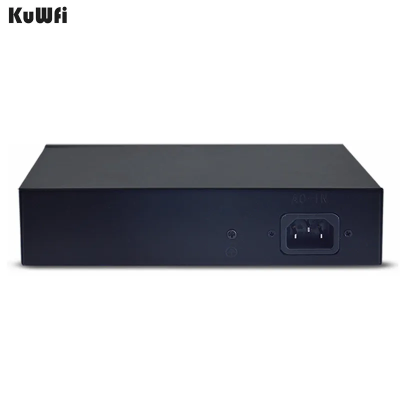8 + 2 Порты 48V сетевой коммутатор Ethernet 10/100 Мбит/с POE Инжектор Мощность адаптер для IP