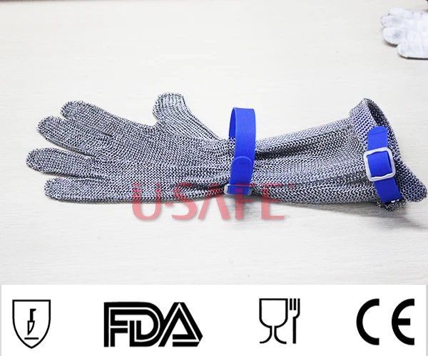 15 см пружинная цепь почтовые перчатки из нержавеющей стали сетчатые для резки