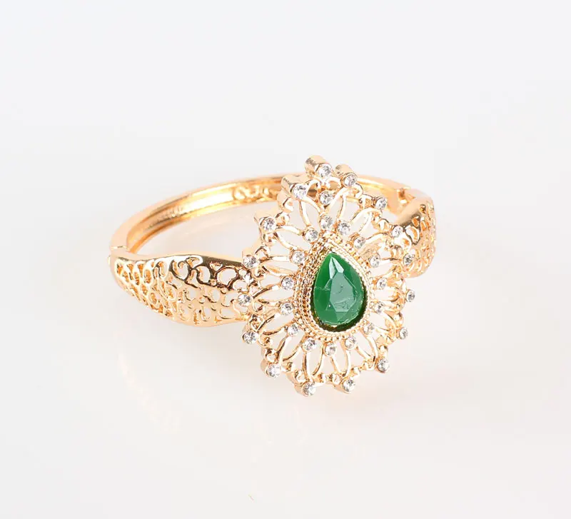 Комплект ювелирных изделий золотого цвета Африканский праздничный костюм