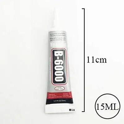 

1Pack 15ml MultiPurpose Industrial Strength Clear Adhesive Liquid Glue for Phone Touch Screen DIY Stick Drill Jewerly Nail Gel