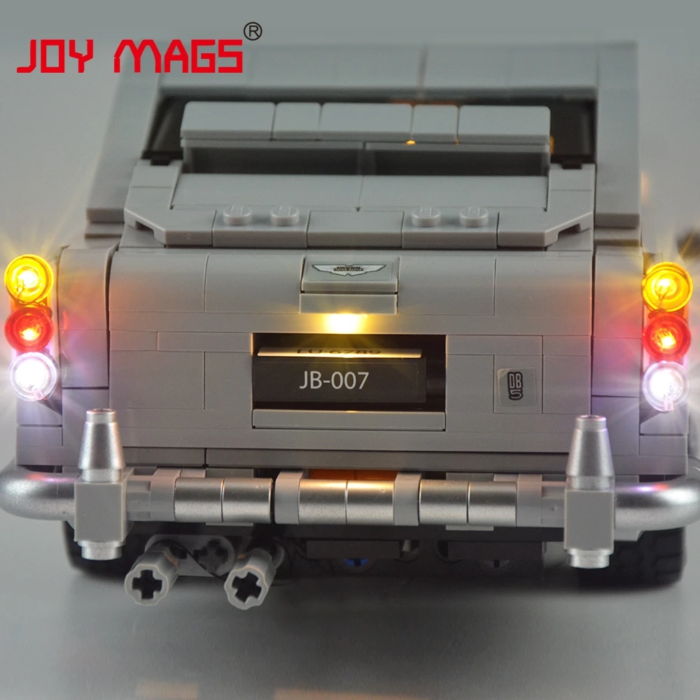 JOY MAGS светодиодный светильник для 10262 Creator James's Bond Aston Marting DB5 светильник совместим с 21046