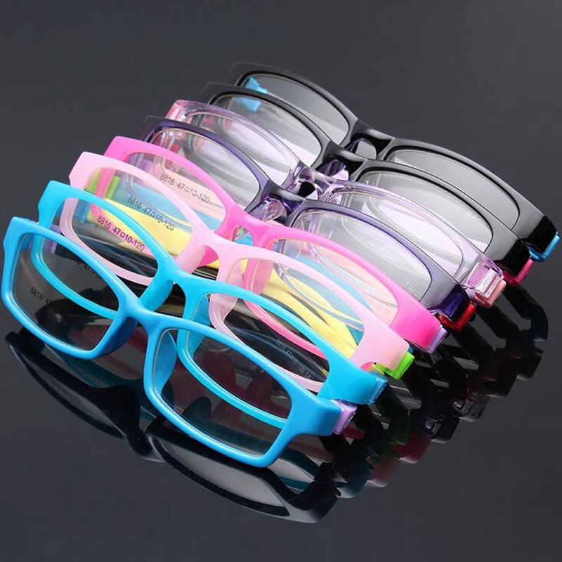 Bendable No Screw Kids frame glasses Boy Child glasses Flexible Children frames eyewear TR90 Optical glasses for 0-10 years old images - 6