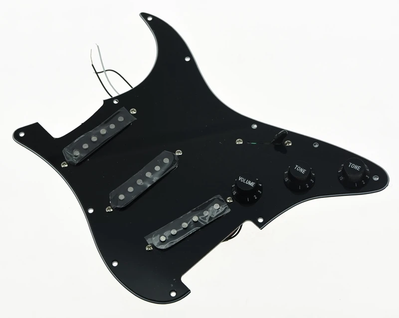 6 цветов загруженные Предварительно Проводные ST Strat Pickguard w/звукосниматель