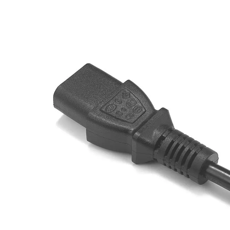 100 шт. Евросоюз Мощность шнур Удлинитель IEC C13 3 м 10ft 18AWG электрические провода для