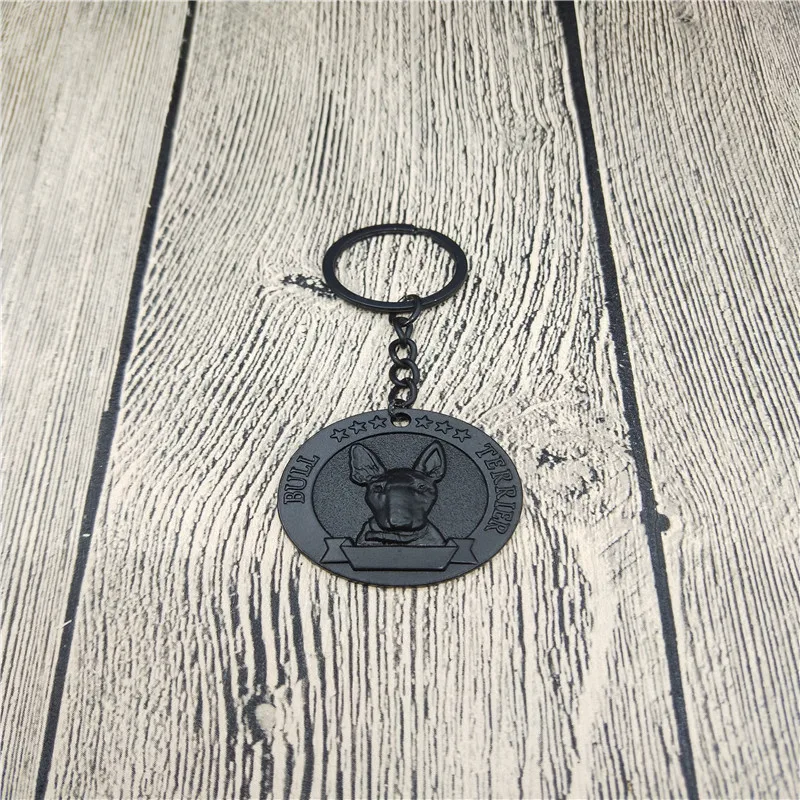 Новинка трендовые ретро-брелки бултерьер модные украшения для собак