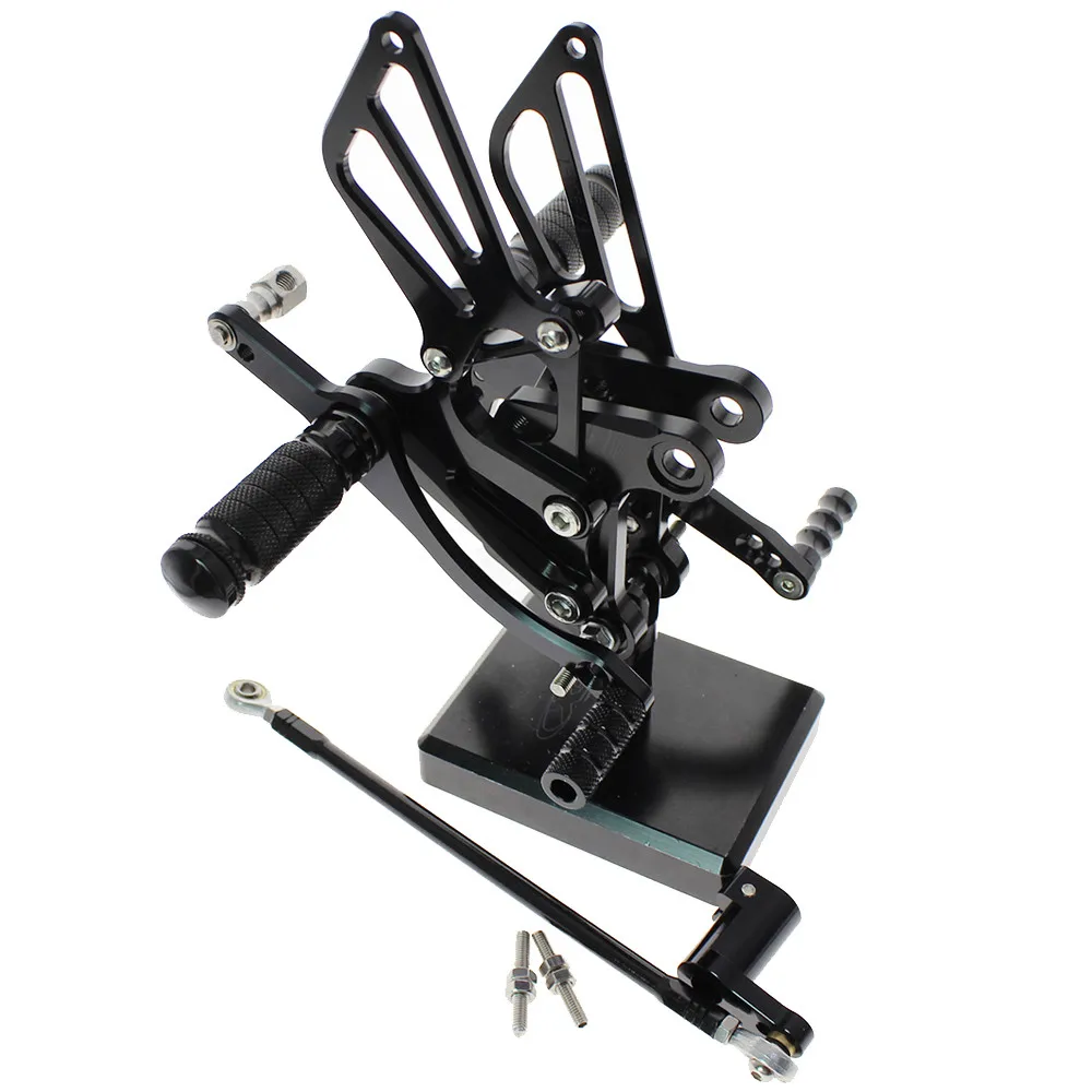 

CNC Aluminum Motorcycle Footrest Rear Set Foot Pegs Rest Footpegs Pedals Rearset For Honda CBR300RR CBR 300RR 2011-2016 2012