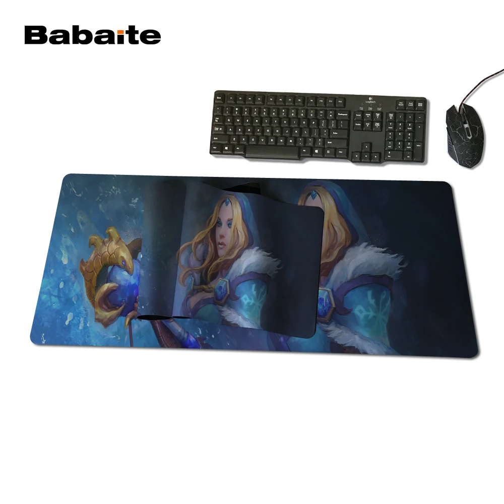Коврик для мыши Babaite для оптического коврика для мыши Dota 2 Rylai The Crystal Maiden 1 400X900X2 мм брендовые коврики для игровой мыши