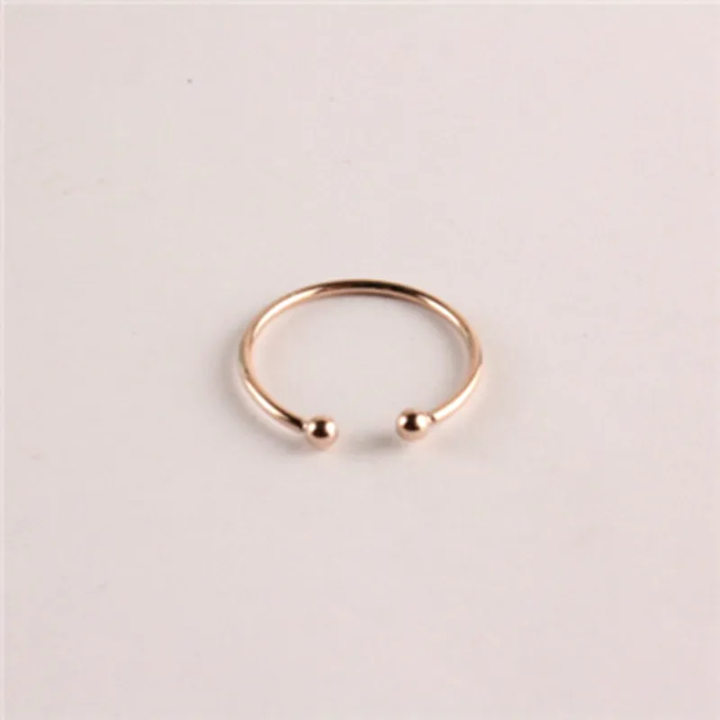 Новые оригинальные Открытые Кольца из розового золота с узлом для женщин