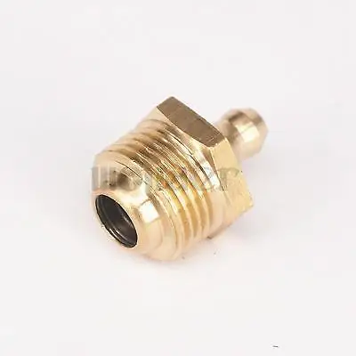 10 шт. 3/8 &quotBSPP Мужской прямой латунный наконечник для смазки|nipple fittings|brass nipple