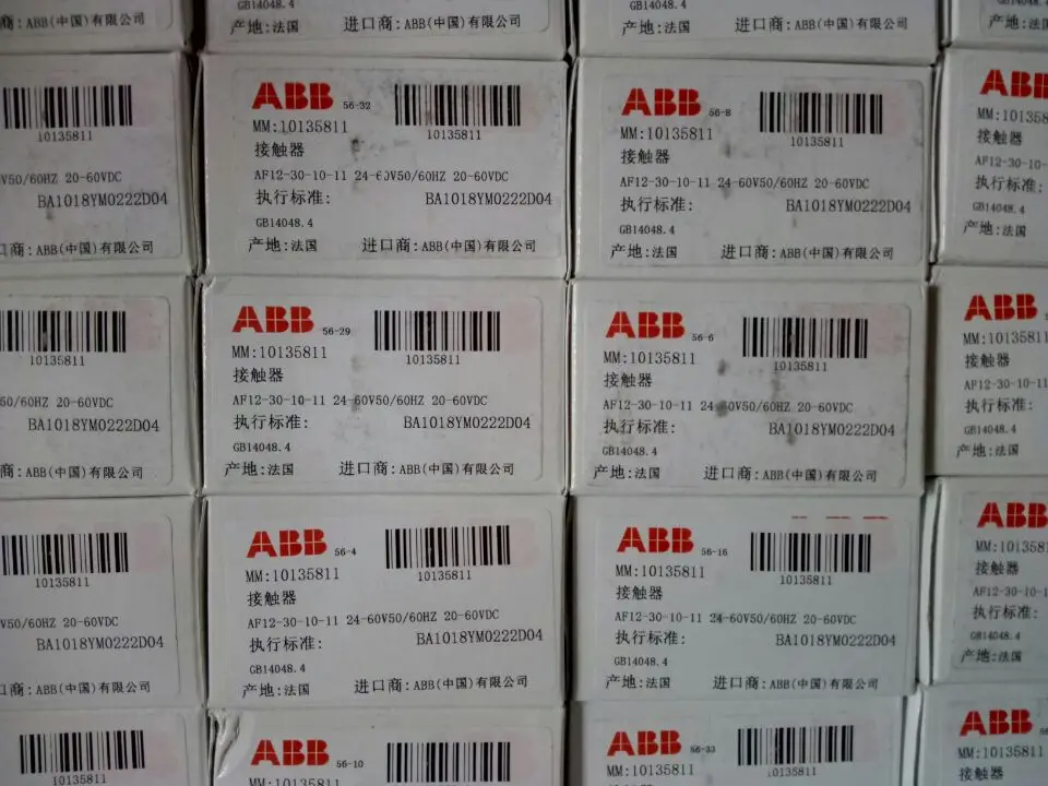 ABB контактор AF12 30 10 11 24 60VDC DC AC обмен новый оригинальный 1 шт.|ЖК-экраны и панели для