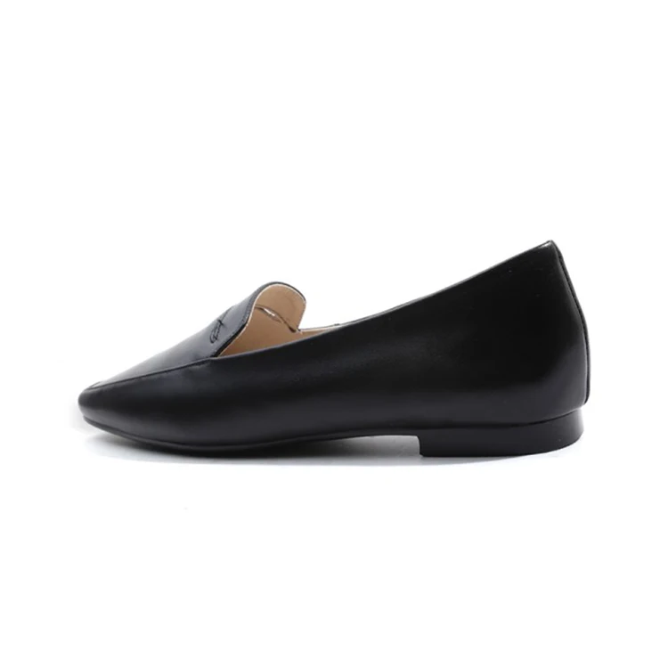 MLJUESE/Женская обувь на плоской подошве из коровьей кожи с квадратным носком