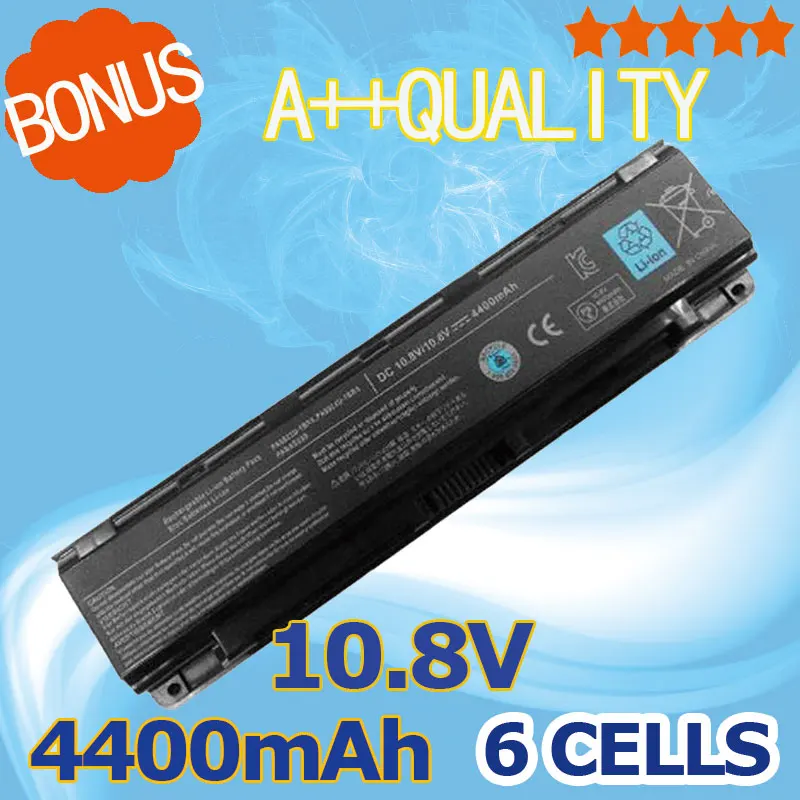44000 мА/ч, Батарея PA5108U-1BRS PA5109U-1BRS PA5110U-1BRS PABAS271 PABAS272 PABAS273 для Toshiba C50T C55 C55D C70 C75D C840 C805