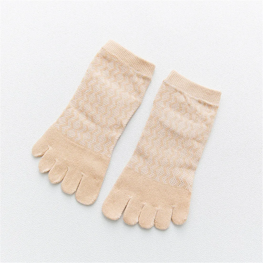 Носки; calcetines mujer; дышащие хлопковые носки; однотонные носки с пальцами; носки с пятью пальцами; хлопковые мягкие забавные носки; T429