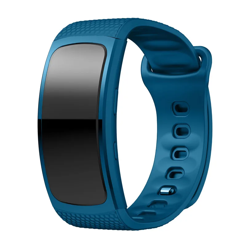 Dark blue Браслет YUEDAER для samsung gear Fit 2 Fit2 Pro, силиконовый для спортивных часов, ремешок для samsung Galaxy Fit2 SM-R360, умный ремешок для часов - Цвет: Dark blue