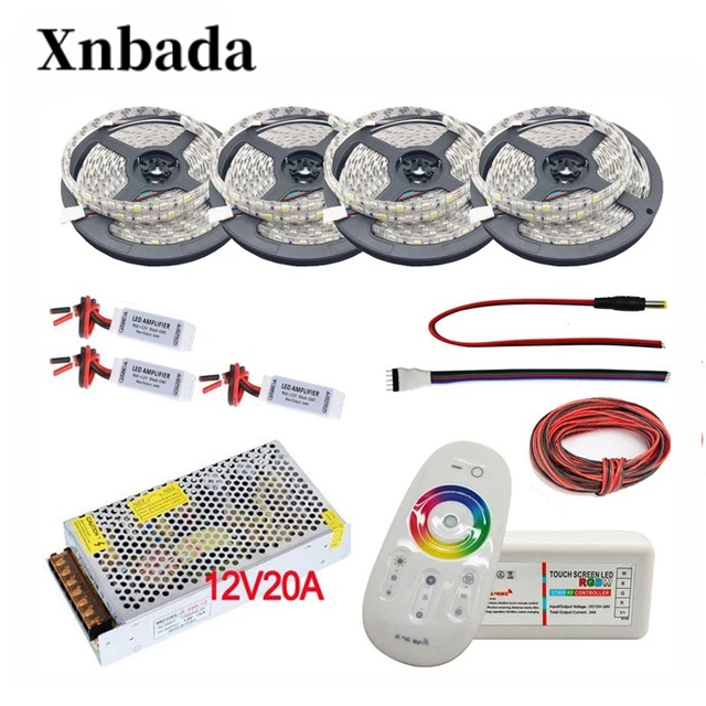 DC12V 5050 SMD RGBW/W набор светодиодных лент 60led/m светодиодный гибкий свет + 2 4G RGBW РФ Пульт