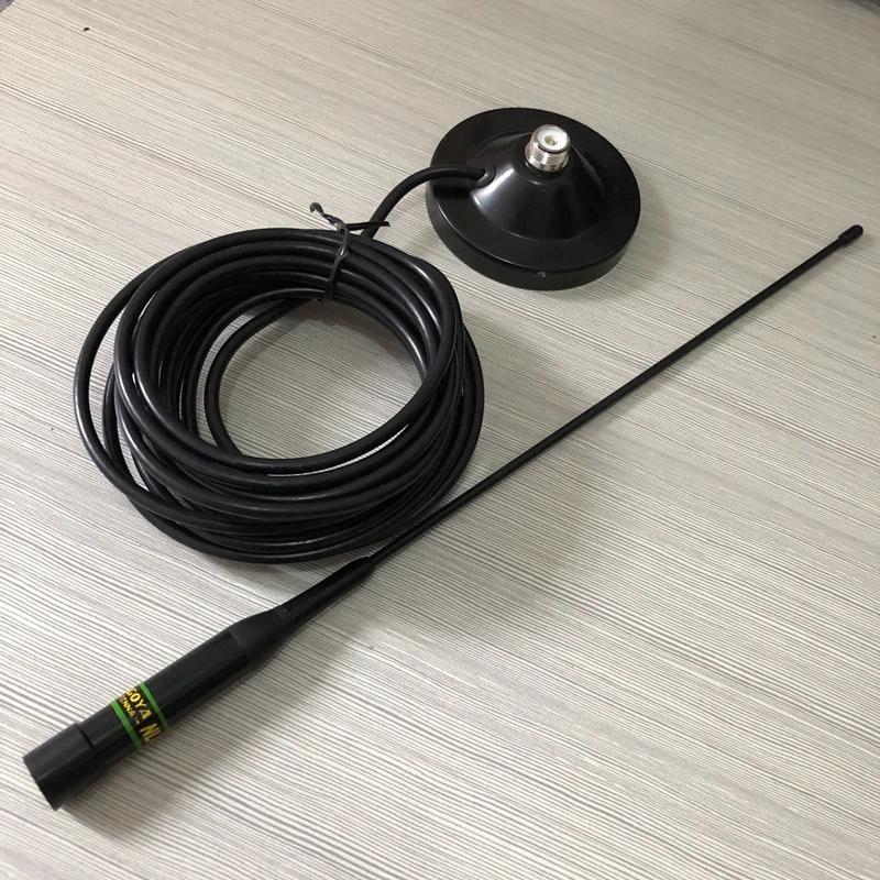 NL-R2 антенна для портативное автомобильное радио Двухдиапазонная VHF/UHF 144/430 MHz Мобильная радиоантенна АМ для QYT KT-7900D 8900D TH-9800