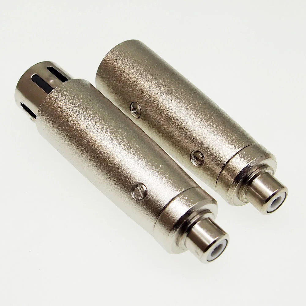 5 шт. RCA мама к XLR штекер 3Pin Canon гнездовой разъем адаптер микрофона|Коннекторы и