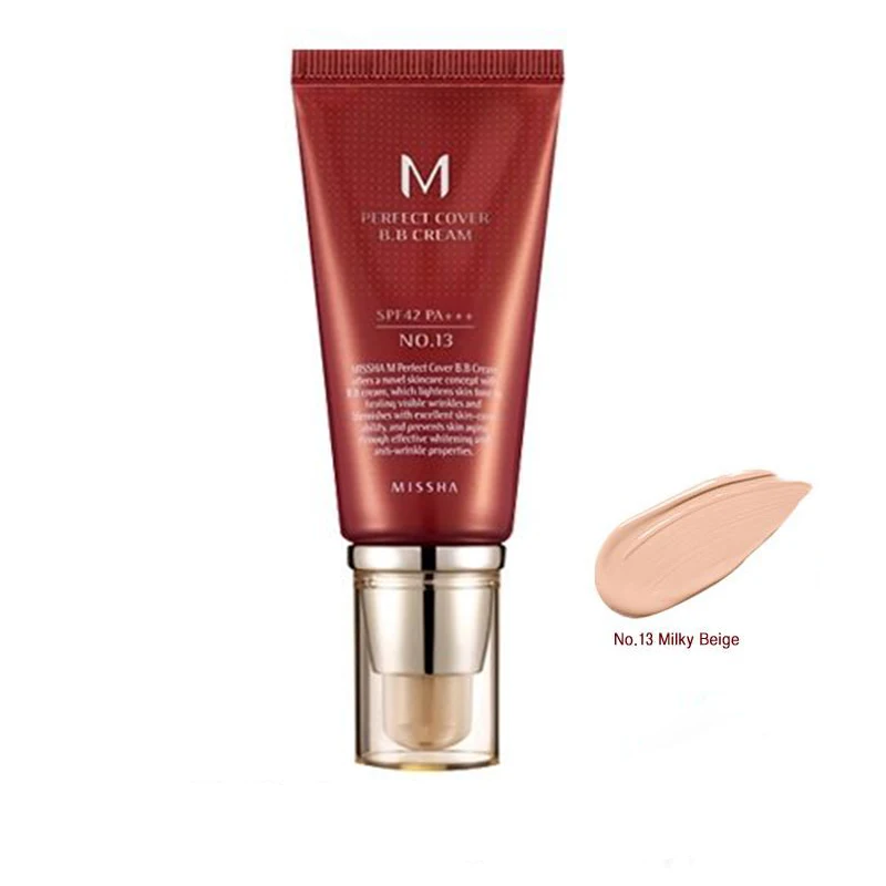 Крем MISSHA M Perfect Cover BB 50 мл SPF42 PA +++ (#13 #27 #29 #21 #23) тональный крем для макияжа идеальный