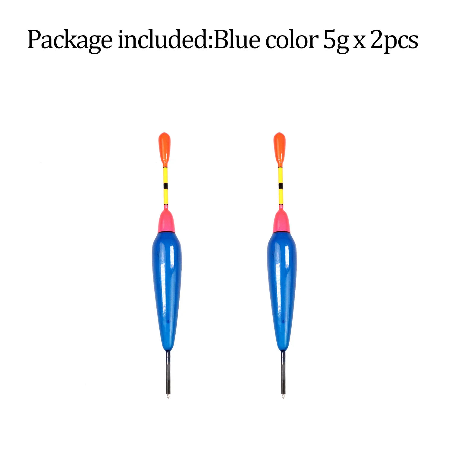2pcs 5g blue 2 шт./лот Balsa Slip Fishing Float 5 г 10 г 15 г Slip Bobber Rig для бас рыбалки пробкового дерева поплавок для рыбалки - Цвет: 2pcs 5g blue