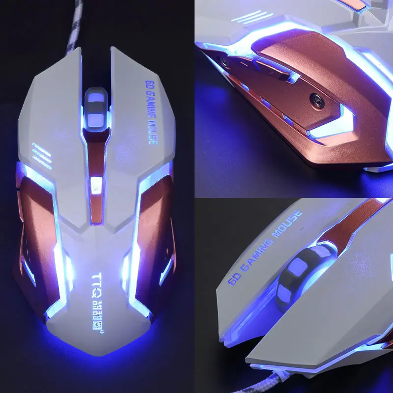 Игровая USB клавиатура TTQ механическая сенсорная набор проводных 2000 точек на дюйм