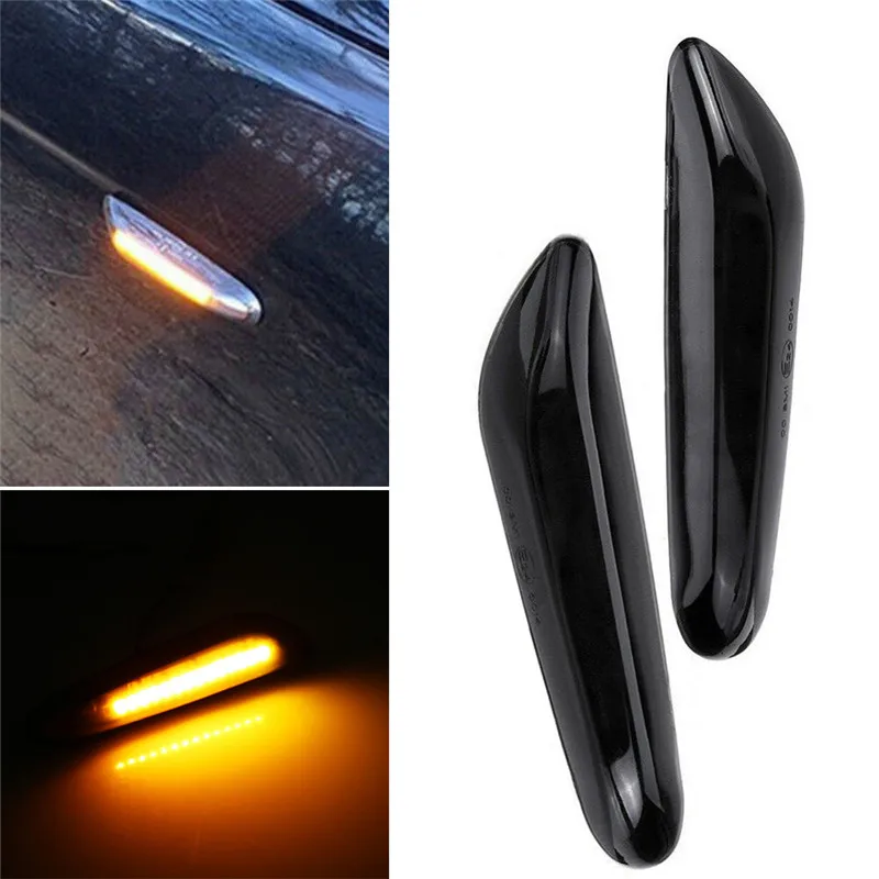 1 пара автомобильный Светодиодный Боковой габаритный фонарь повторитель сигнала