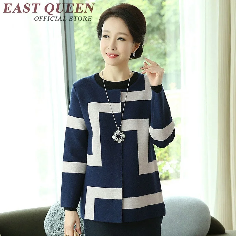 Одежда среднего возраста женская одежда куртка с длинными рукавами для пожилых