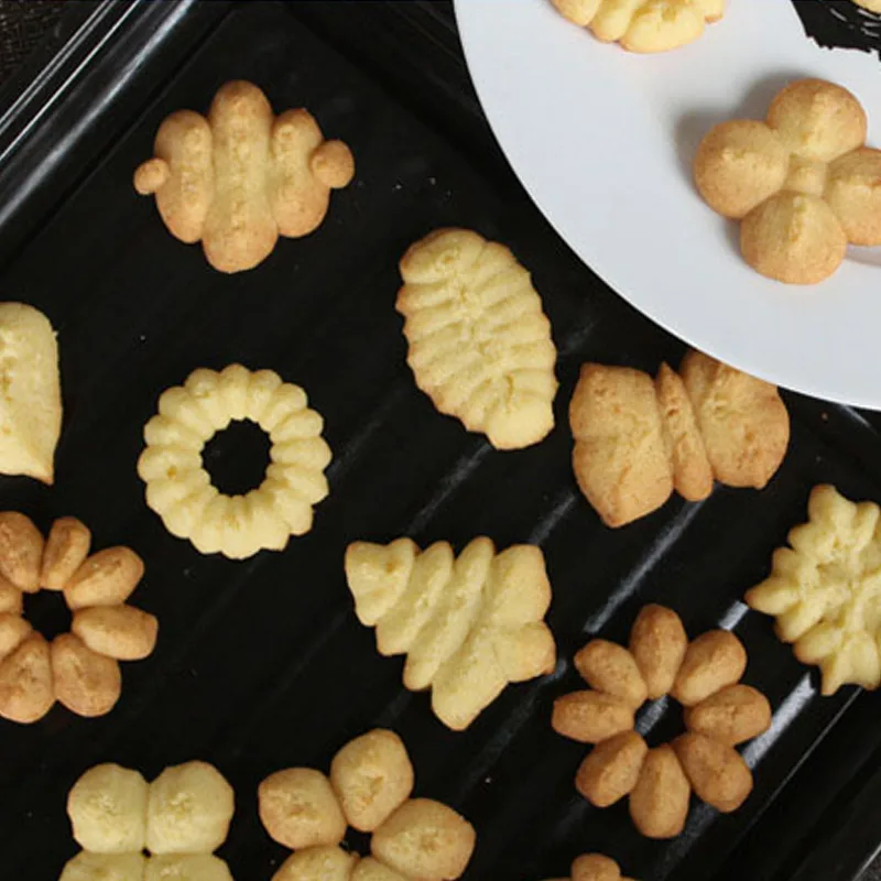 Кухонные пресс формы для печенья наборы с пистолетом 16 форм украшения и 6 насадок