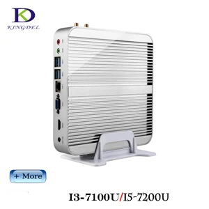 Kingdel Dual LAN Dual HDMI мини-ПК Intel Celeron N3150 четырехъядерный HTPC безвентиляторный настольный ПК с 8 Гб оперативной памяти 256 ГБ SSD Wifi Windows 10