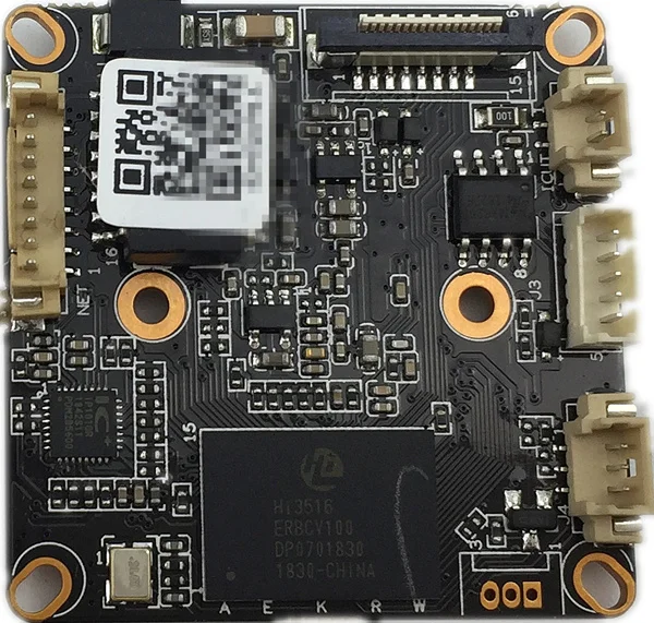Wifi Беспроводная ip камера Модуль платы Hi3516E + SC2235 с мини объективом все цвета 2.0MP 1080