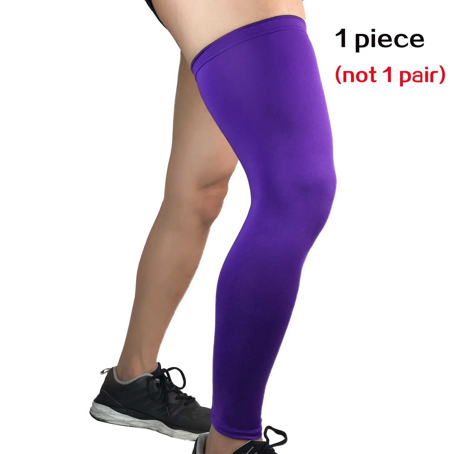 1 Piece Purple Стоящая 1 шт. Компрессионные рукава наколенники для мужчин баскетбольная скобка эластичные защитные наколенники Экипировка поддержка волейбола - Цвет: 1 Piece Purple