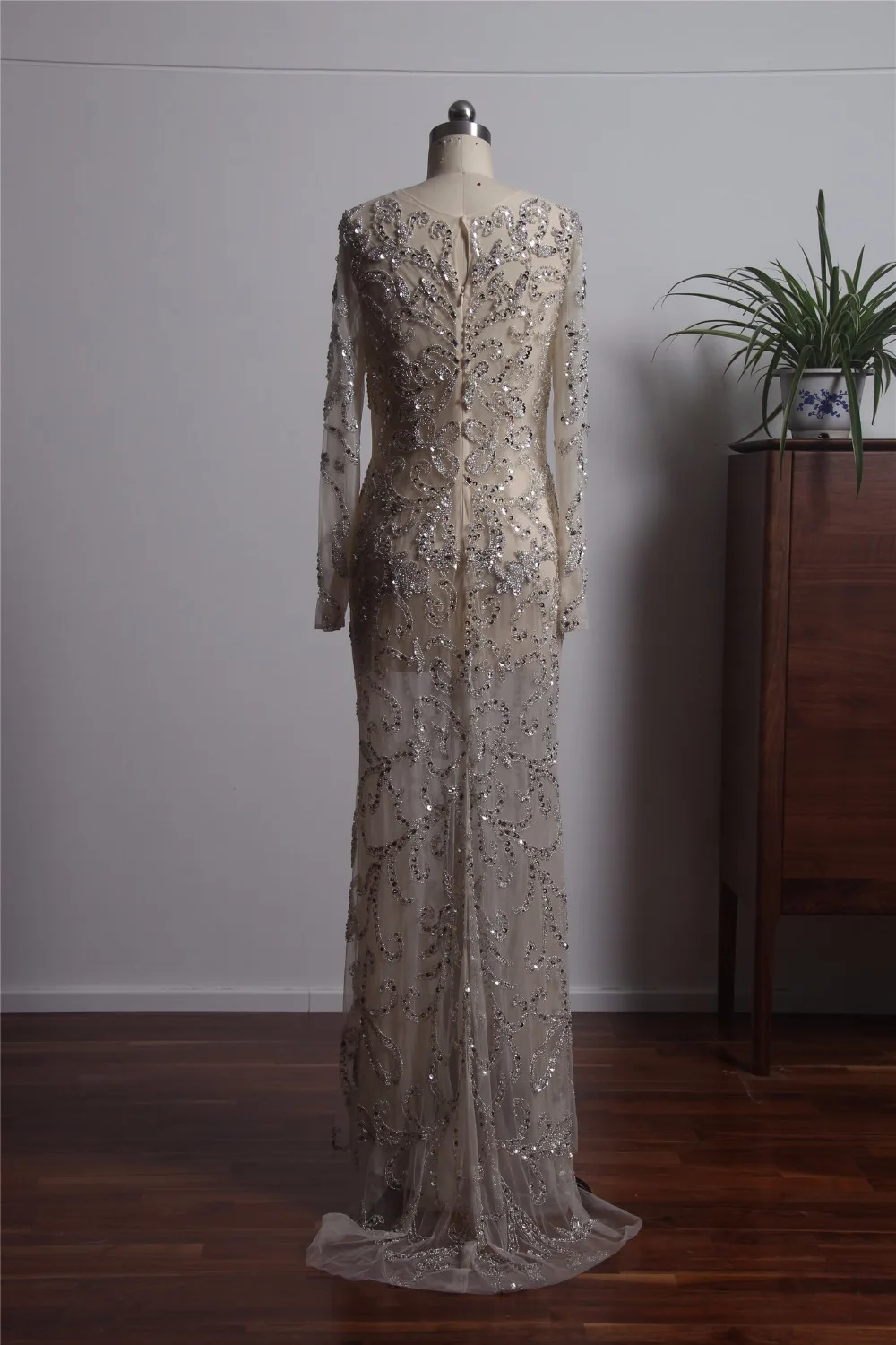 Великолепные прозрачные платья Memraid для выпускного вечера с длинным рукавом 2018