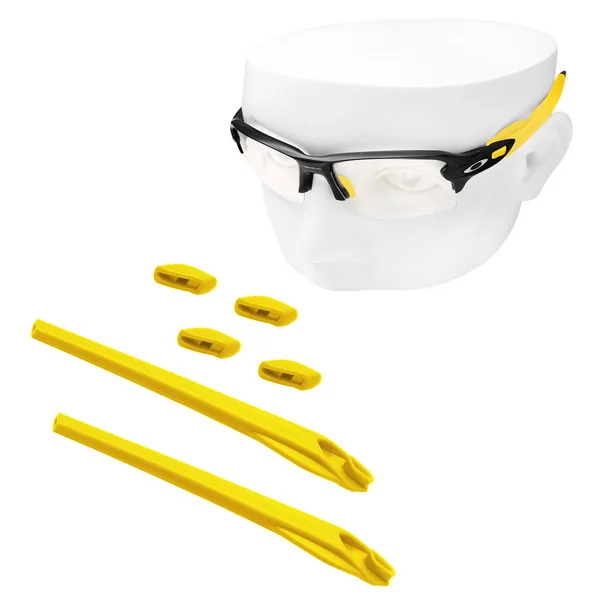 Yellow Rubber Kit OOWLIT Rubber Kits Nose Pads& Earsocks for Flak 2.0 XL OO9295 Sunglasses - Цвет линз: Yellow Rubber Kit