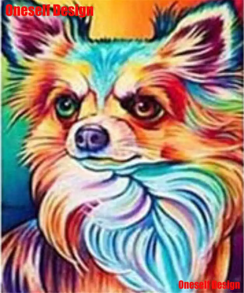 DIY 5D Diamond Painting Full Square Animal Dog Embroidery Mosaic Sale daimond painting full Children Day Gift | Дом и сад
