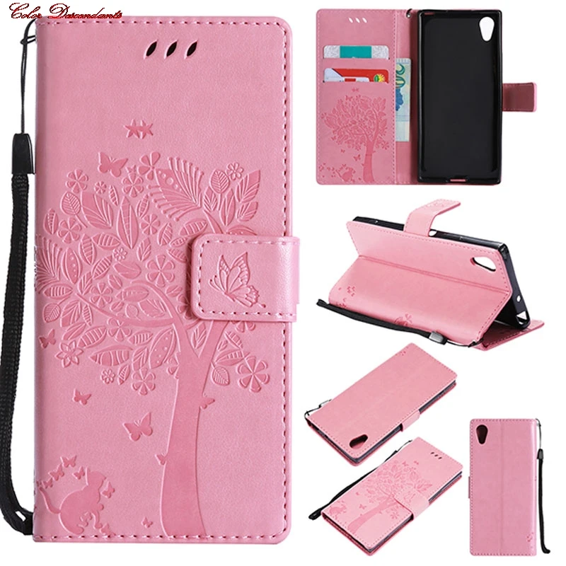 Для sony XA1 Чехлы кожаные откидные Xperia чехлы-бумажники для телефона funda Coque G3121 G3112 G3123