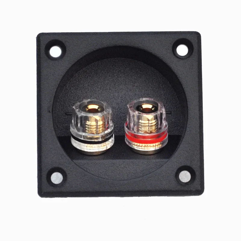 

Соединительная коробка с двумя динамиками, соединитель аудиокабеля, медная позолоченная колонка с кристаллами, динамик «сделай сам»