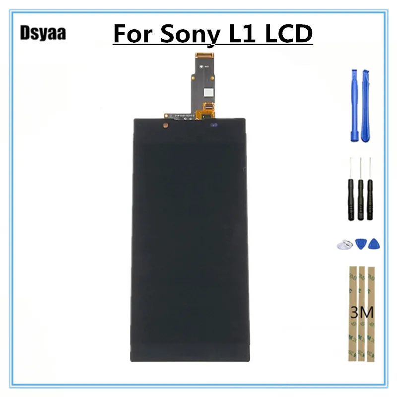 5 дюймов для Sony Xperia L1 G3312 G3311 ЖК дисплей с кодирующий преобразователь сенсорного